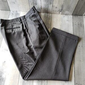 Vintage - Time Pieces Gray Men's 100% Wool Pants